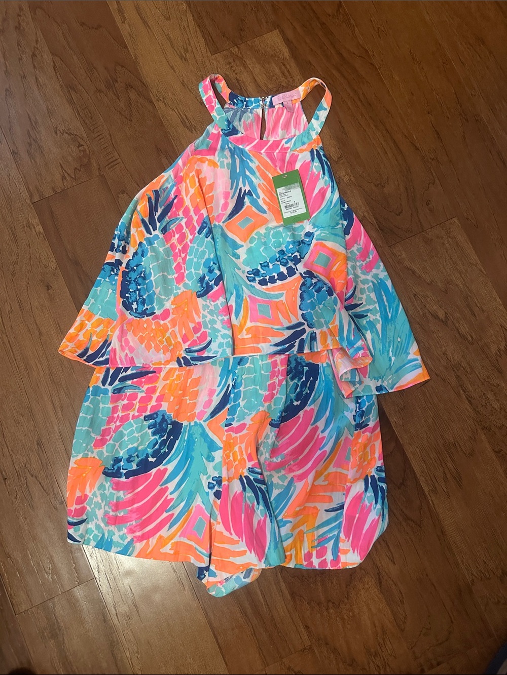 NWT Lilly Pulitzer Gobay smashed Edona Romper size 8